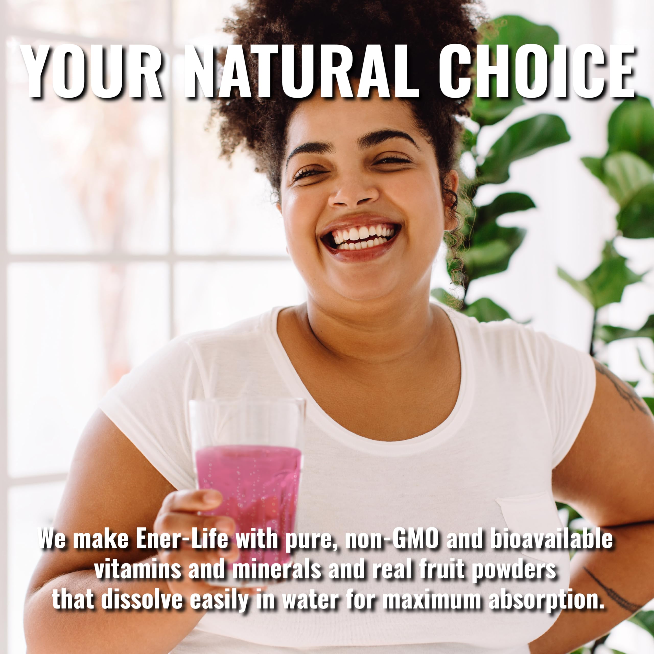 Ener-C vegano sin gluten para un estilo de vida saludable.