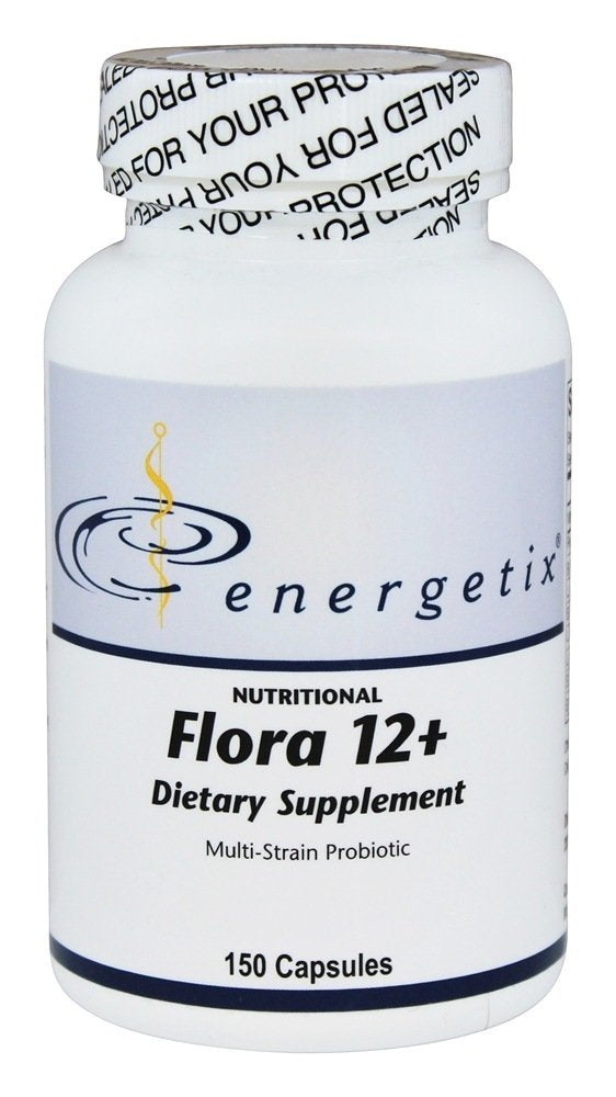 Energetix Flora 12+ etiqueta frontal, información clara para el consumidor