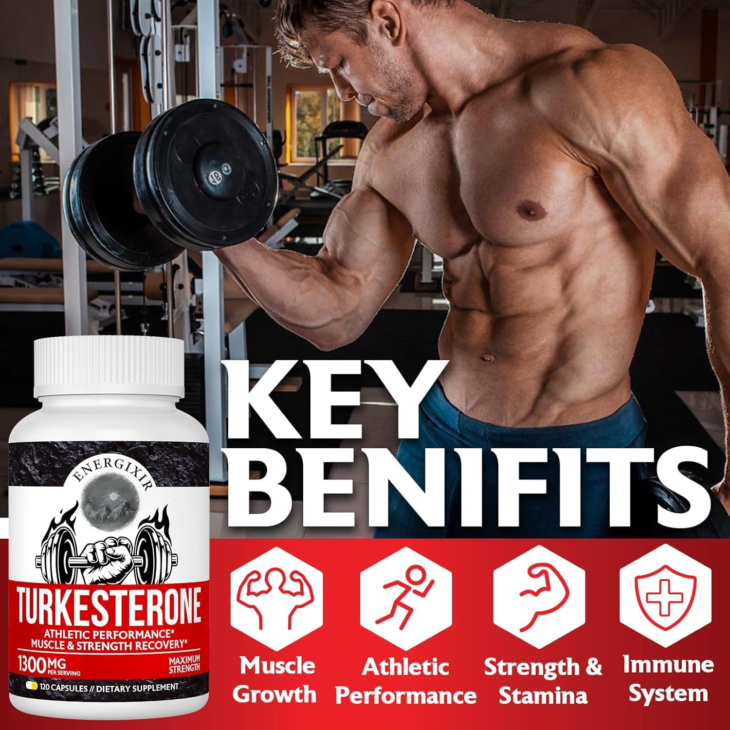Energixir recuperación muscular más rápida tras entrenamientos intensos.