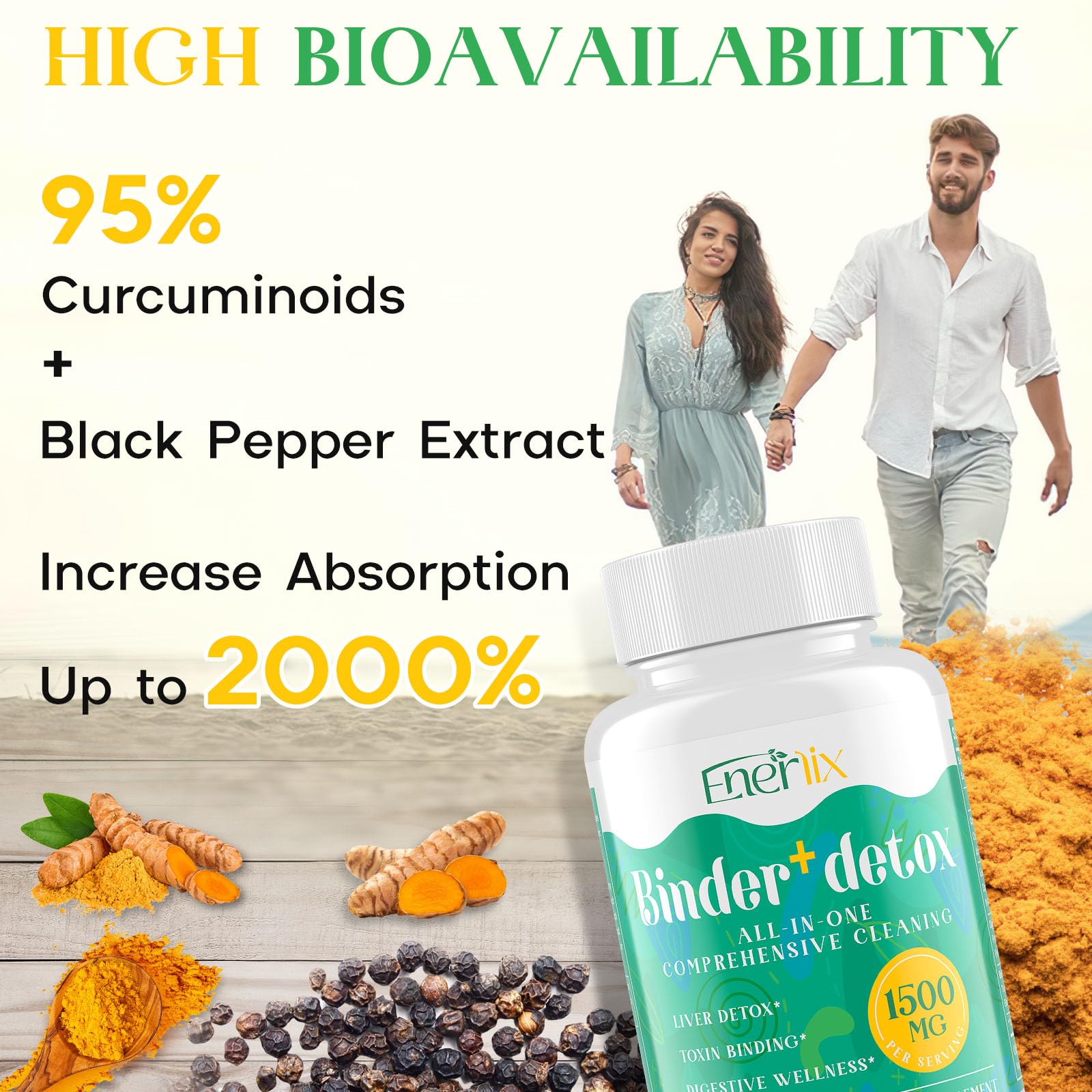 Enerlix Detox: chlorella orgánica dentro del complejo detox