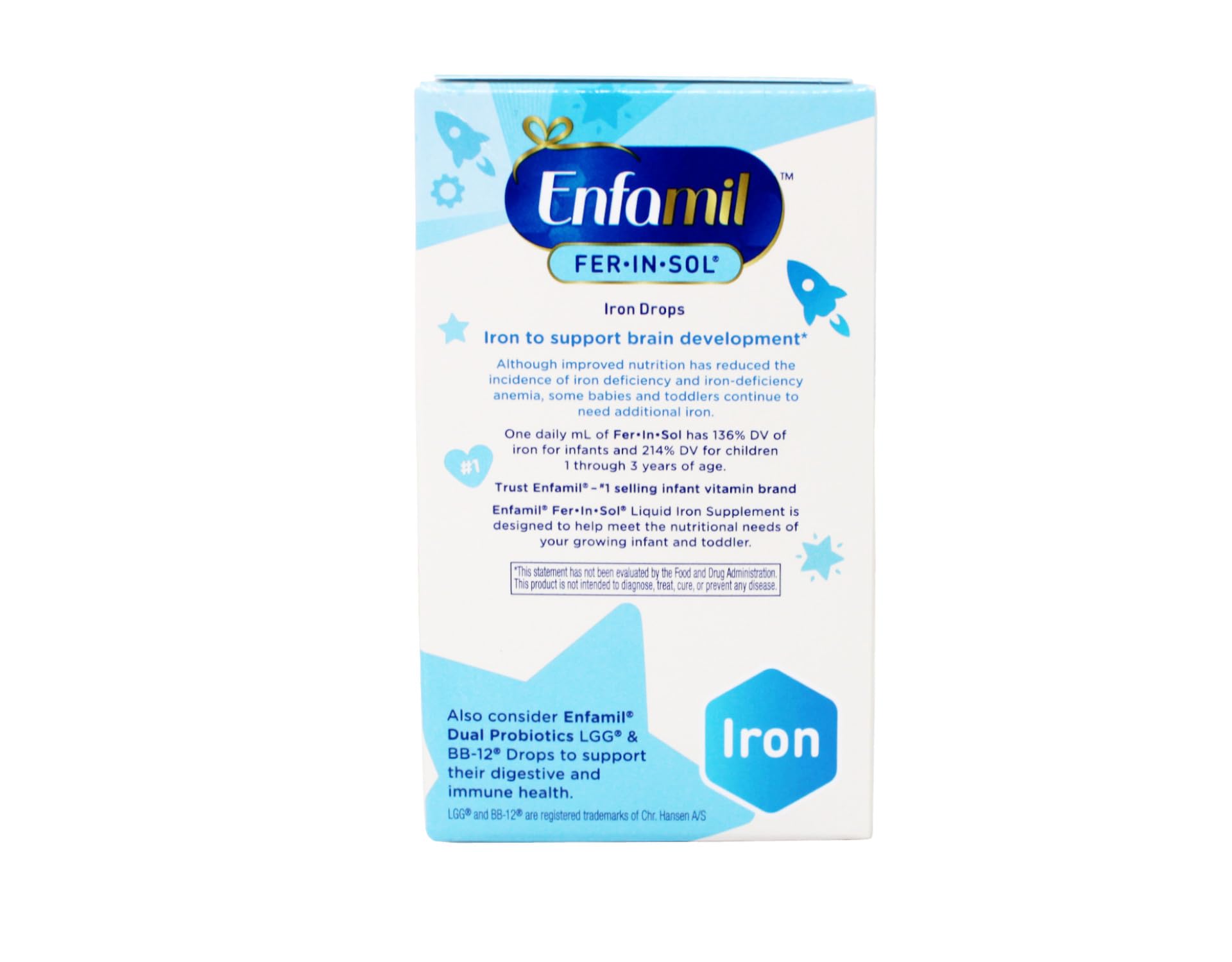 Enfamil Fer-In-Sol, envase de 50 ml práctico para uso diario