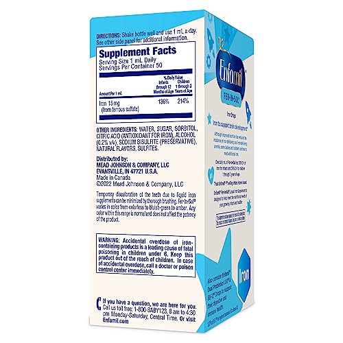 Enfamil Fer-in-Sol sin gluten para bebés sensibles.