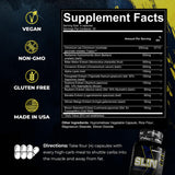 Enhanced SLIN: etiqueta frontal, visualización de ingredientes y beneficios clave.