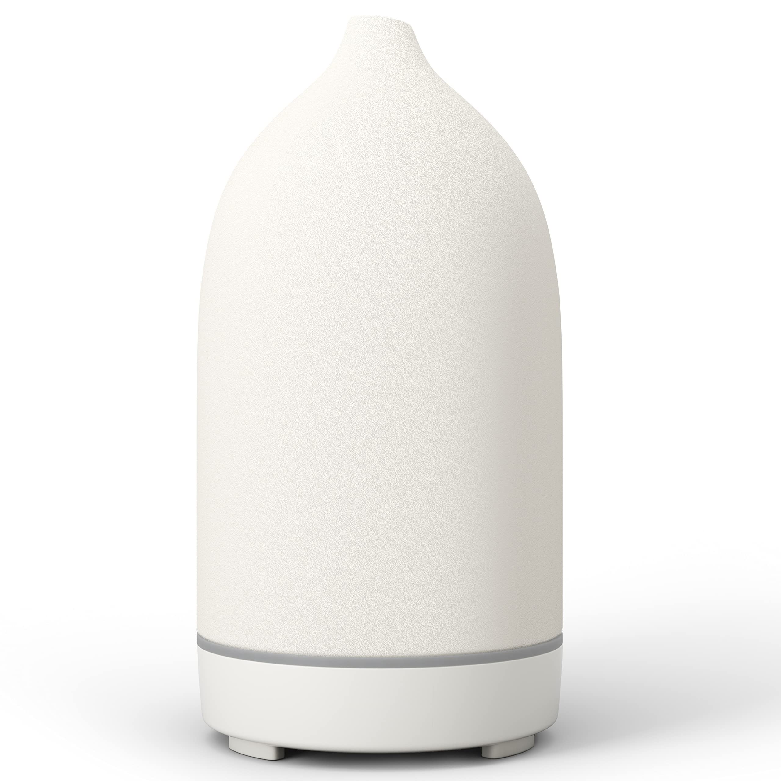 ENILYM difusor cerámico, primer plano, artesanía elegante para crear ambientes relajantes.