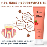 Enoble sin fluoruro, apta para bebé y niños, sabor fresa.