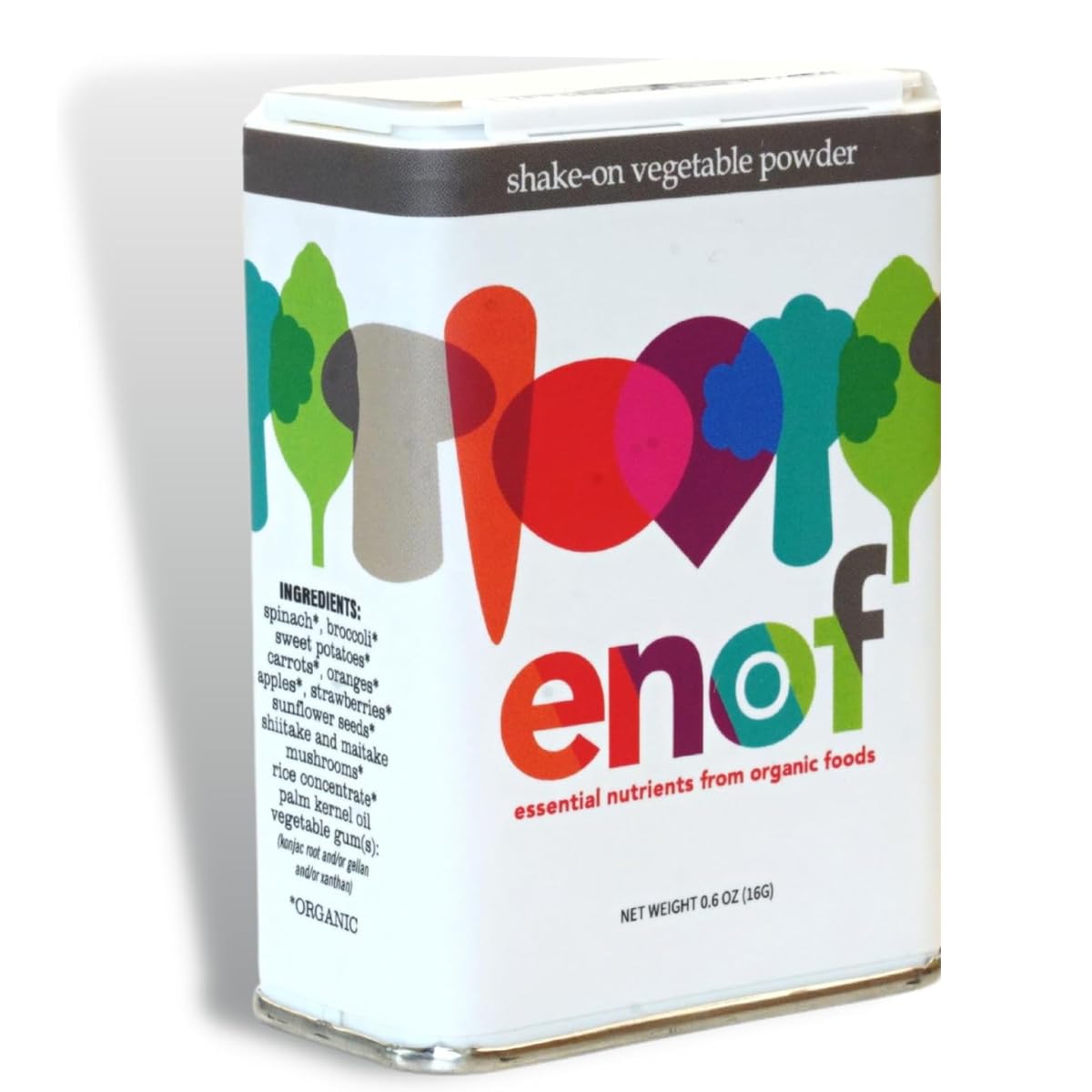 ENOF envase polvo de frutas y verduras para enriquecer comidas