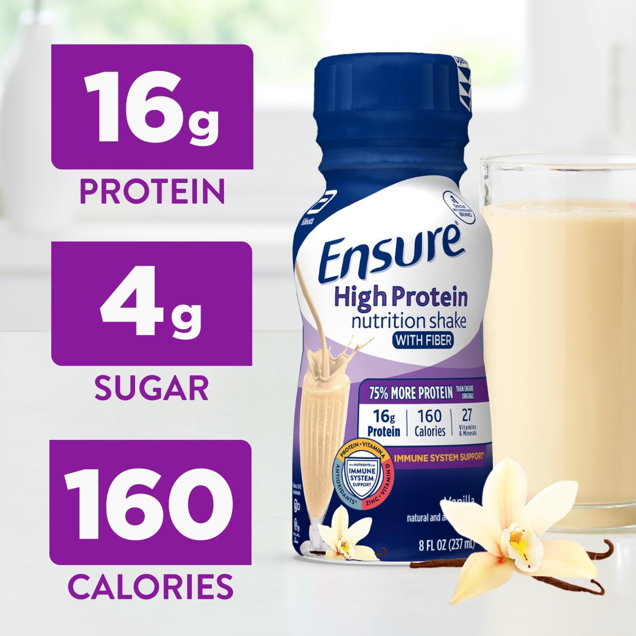 Ensure Alta Proteína Chocolate con Leche: bebida suave para recuperación tras entrenamiento