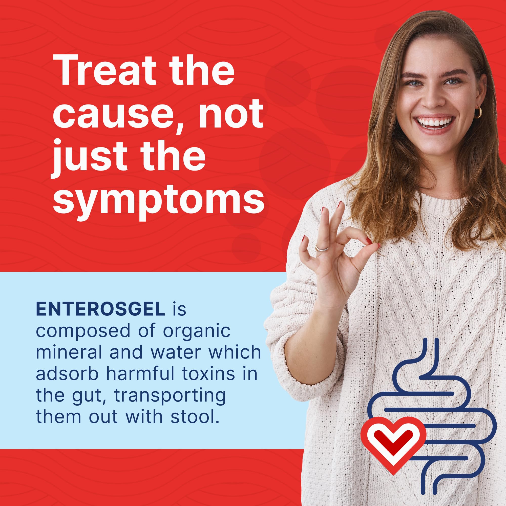 Enterosgel adsorbente intestinal para bebés y niños, soporte digestivo seguro