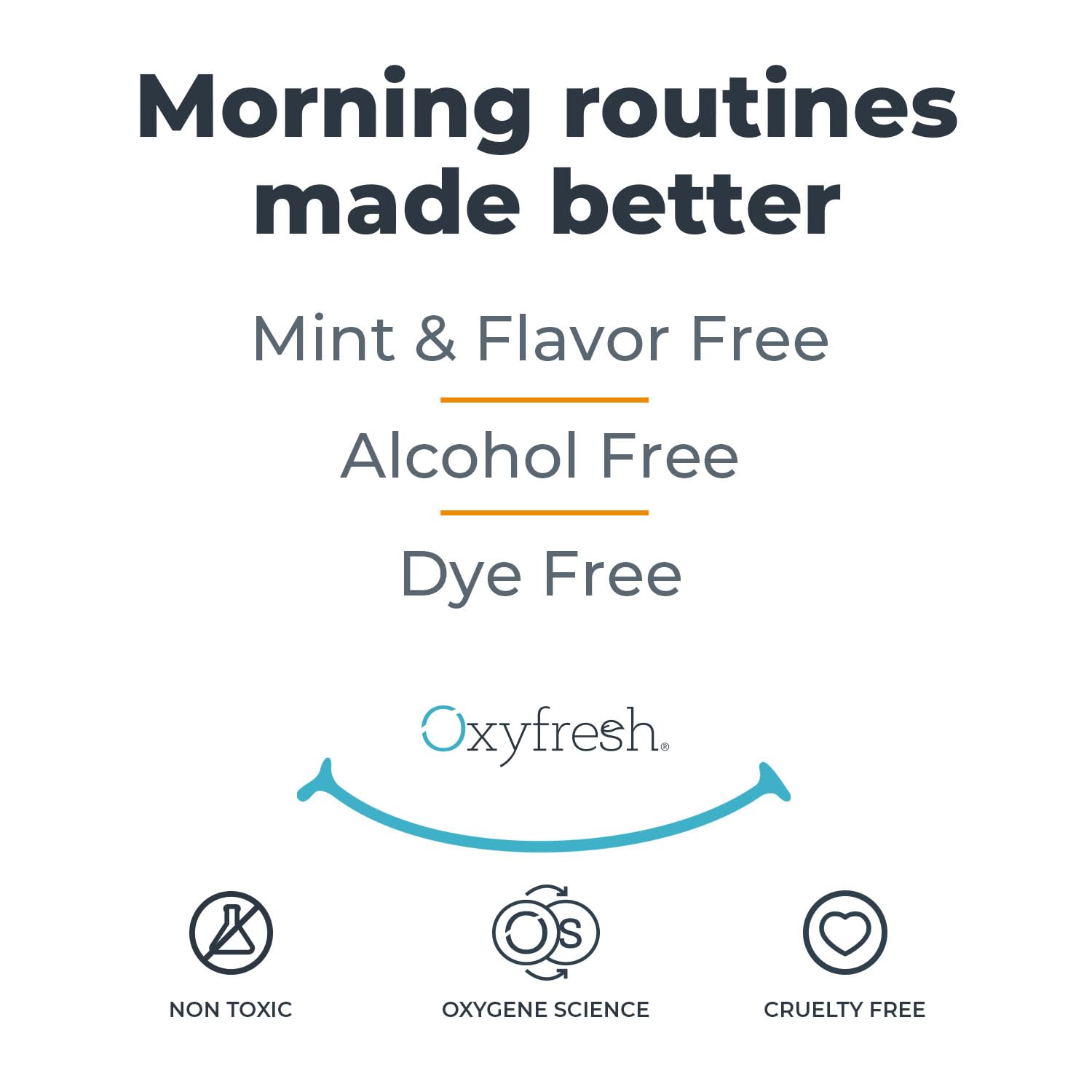 Envase de 16 oz para enjuague bucal sin sabor de Oxyfresh.