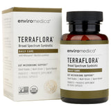 Enviromedica Terraflora Daily Care — botella con cápsulas para equilibrio intestinal y bienestar diario.