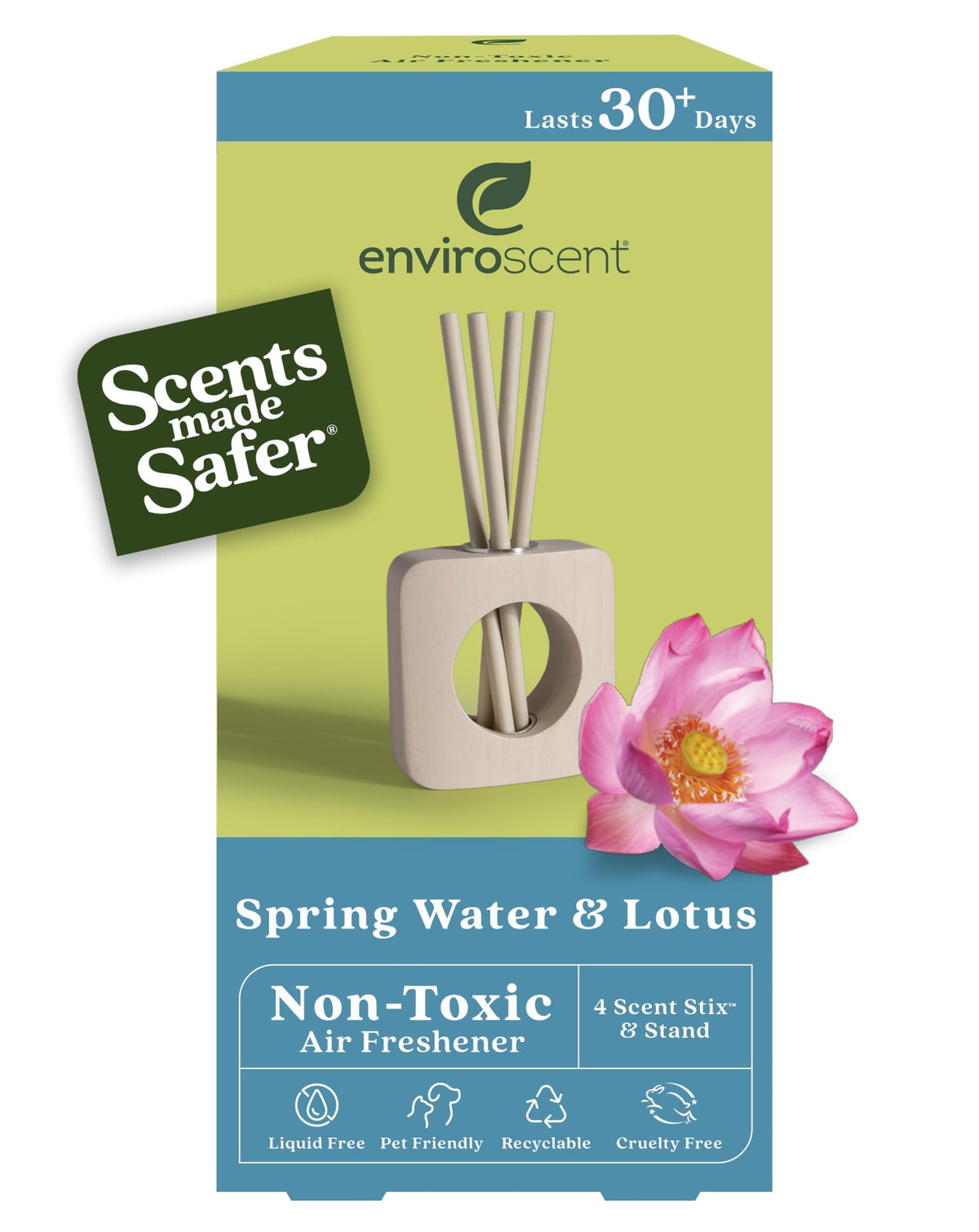 Enviroscent difusor sin líquido para uso diario en casa, fragancia segura.