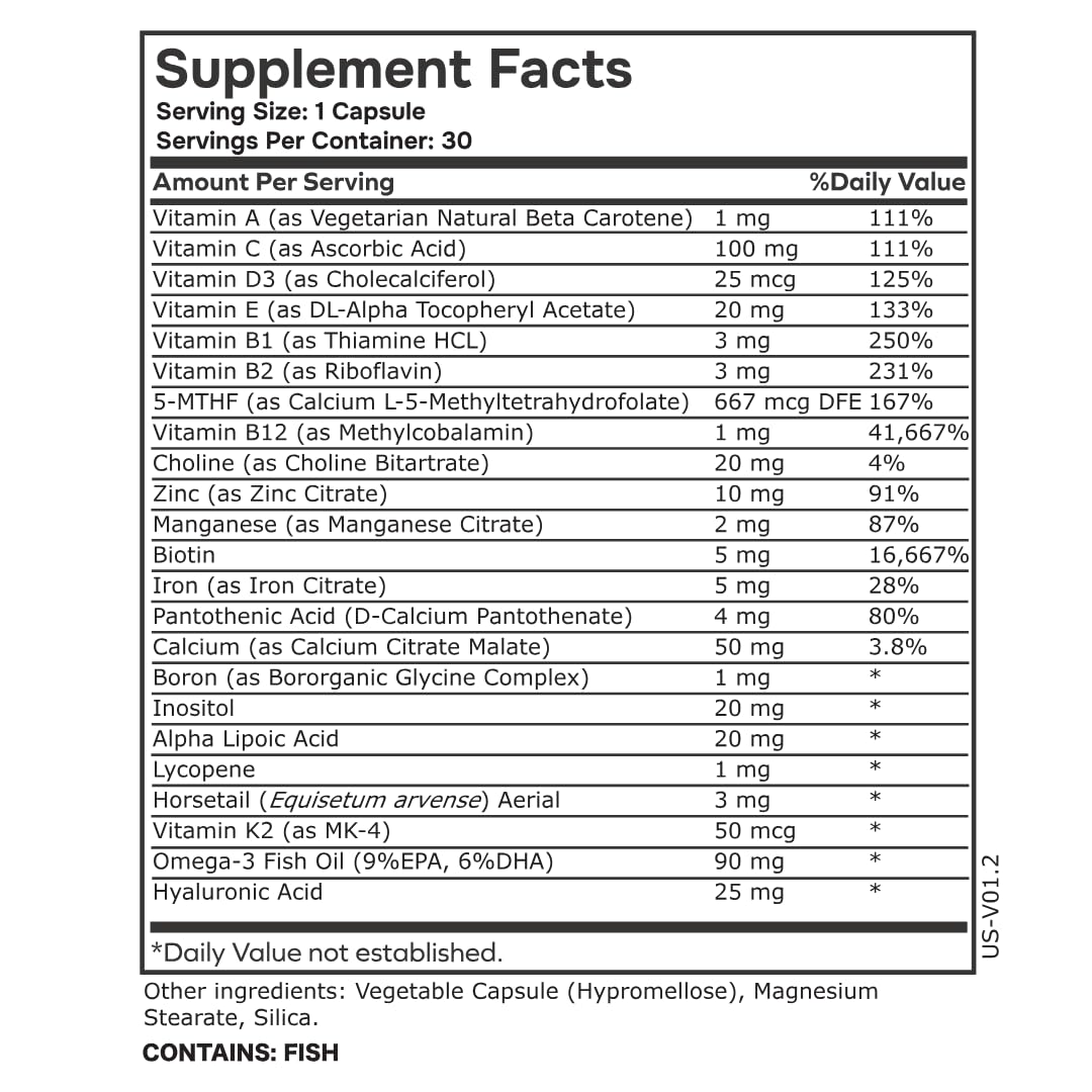 Envitamin Tabletas textura suave y fácil de tragar