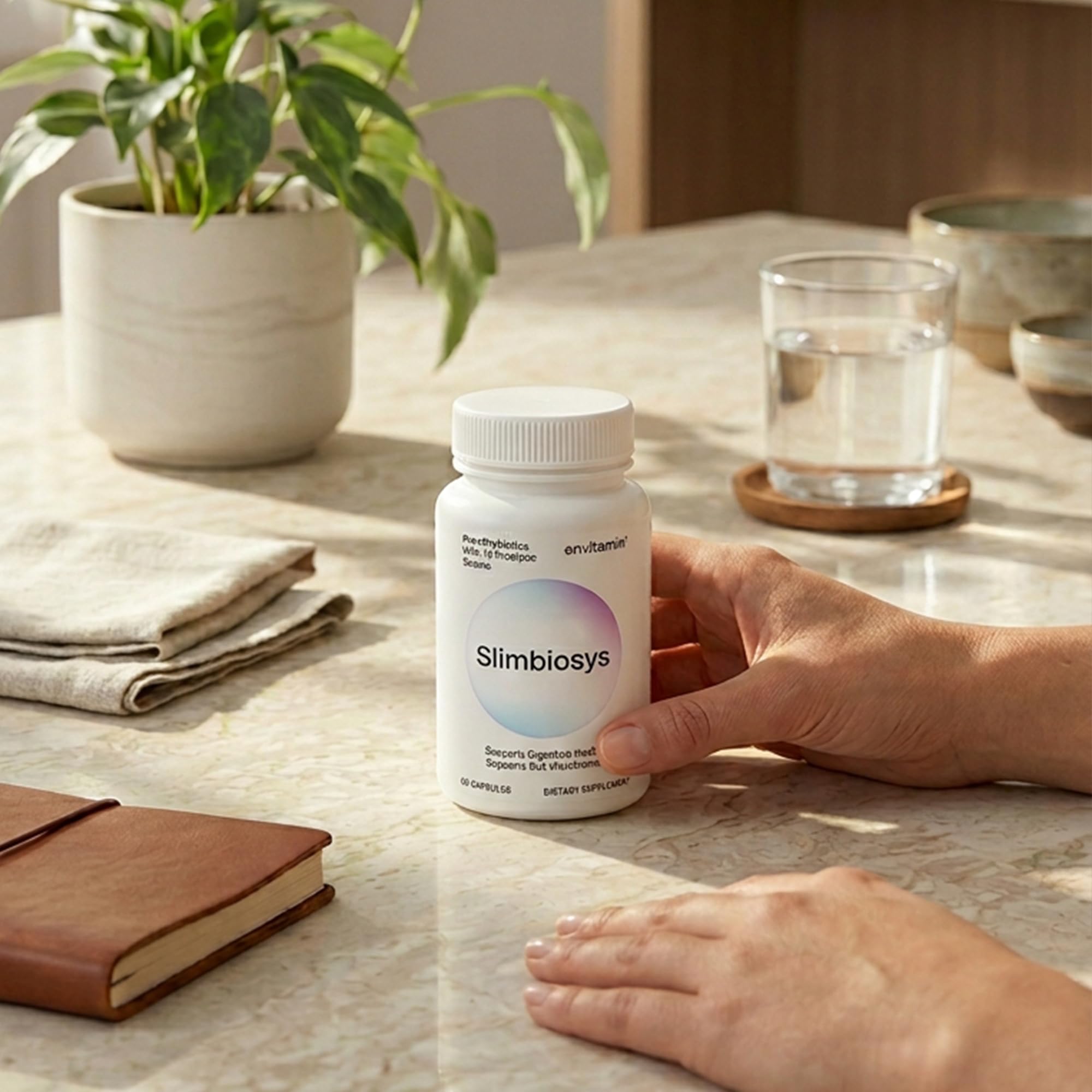 Envitamin Slimbiosys Ultra empaque frontal para fácil identificación