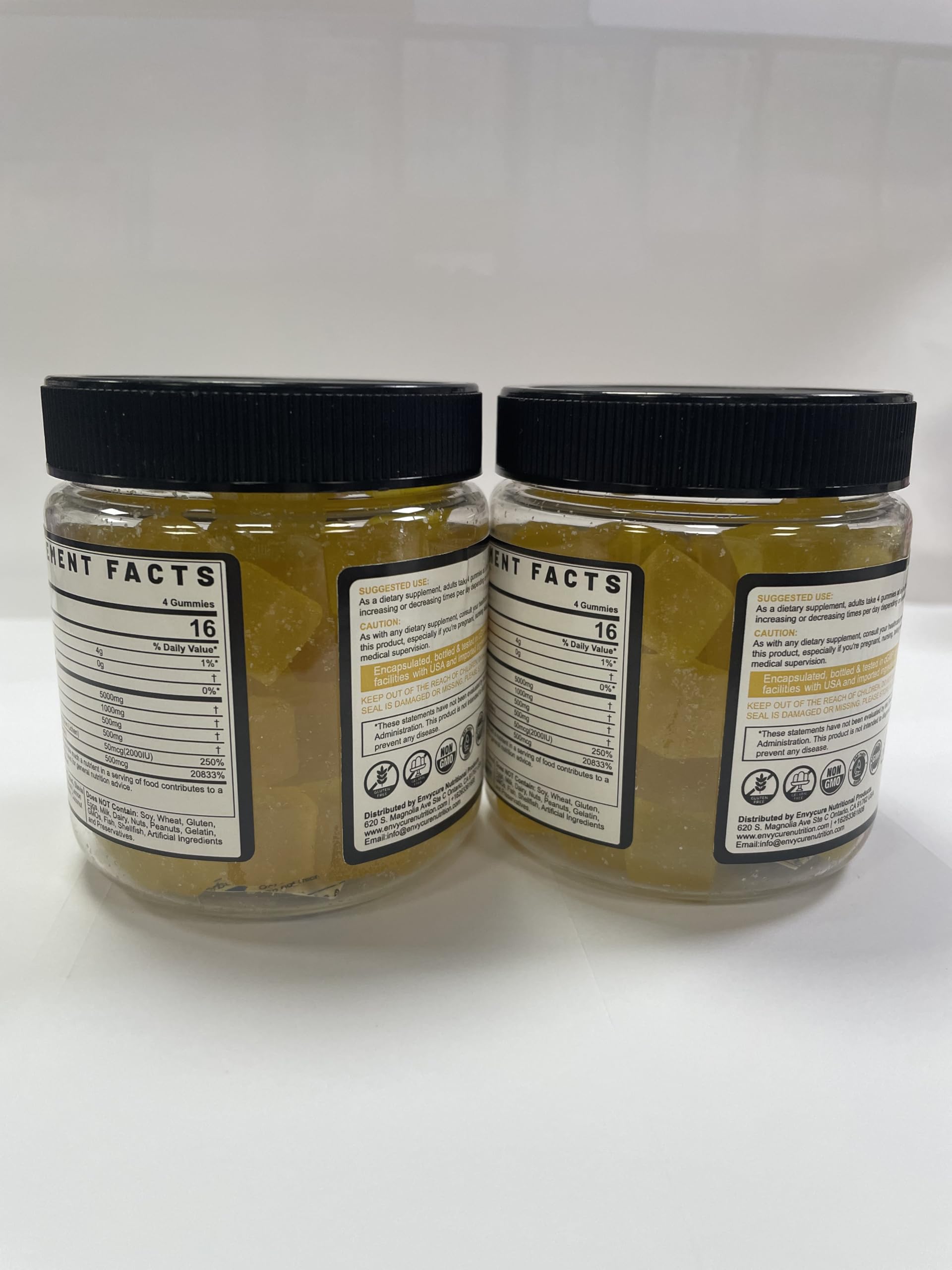 EnvyCure paquete doble de gominolas, dos paquetes para ahorro