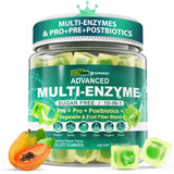 EnvyCure Enzimas Digestivas Gummies: botella mostrando la fórmula para una digestión suave y eficiente.