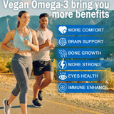  Ingredientes MCT de coco y aceite de algas en EnvyCure Omega 3
