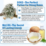 EnvyCure Omega3 con D3 y K2 para apoyo inmunológico diario.