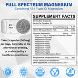 EnvyCure Complejo de Magnesio, cápsulas vegetales para ingesta diaria.