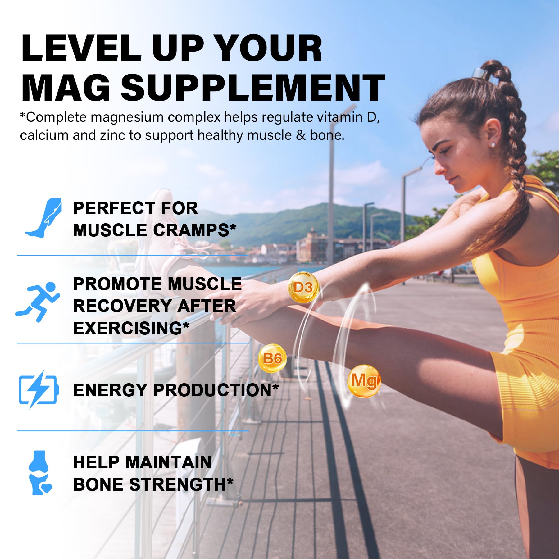 EnvyCure Complejo de Magnesio para relajación nerviosa.