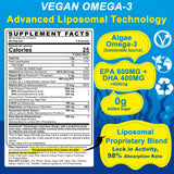 EnvyCure gomas omega-3: etiqueta detallada, olor neutro y formato liposomal.