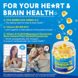 EnvyCure gomas omega-3 con CoQ10 y magnesio, ingredientes clave.