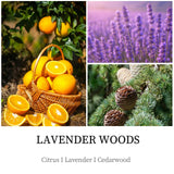 Enwhisco Vela Lavanda Bosque, duración de cincuenta horas para largas lecturas.
