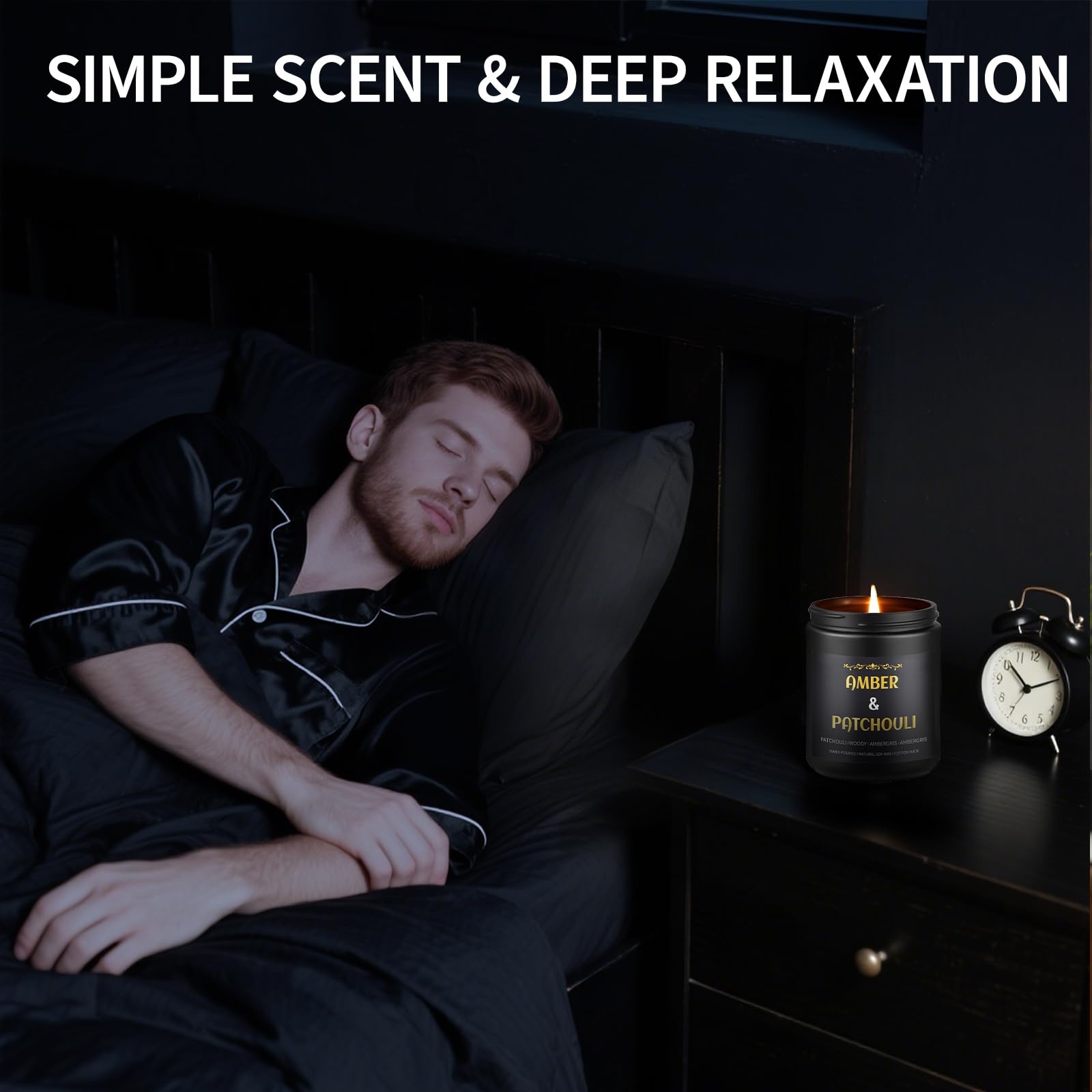 Vela Enwhisco sandalo, aroma envolvente para descanso.