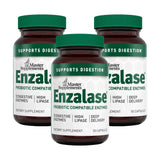 Enzalase: botella de cápsulas para uso diario y soporte digestivo.