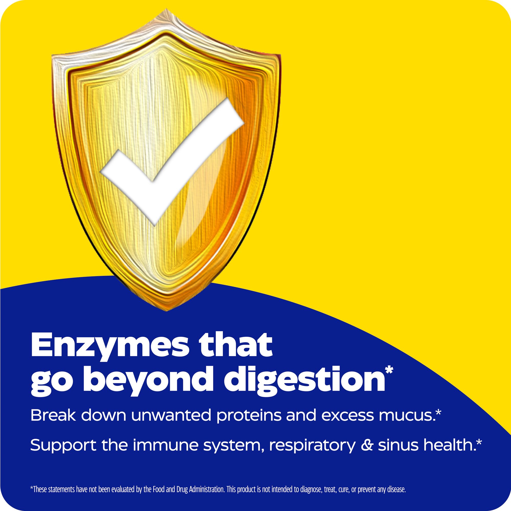 Frasco Enzymedica Immune Defense Extra Strength con indicaciones de dosificación.