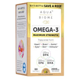 Enzymedica Aqua Biome, botella de Omega-3, apoyo para el corazón y el cerebro