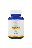 Cápsulas de Aqua Biome; ingesta diaria de omega-3 para energía.