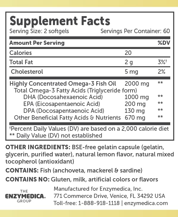 Origen de anchoveta peruana, Enzymedica Aqua Biome para soporte del microbioma.