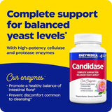 Enzymedica Candidase: dosis diaria recomendada para limpieza suave y equilibrio intestinal.