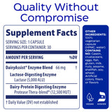 Enzymedica DairyAssist: fórmula vegana apta para dietas sin productos animales.