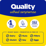 Digest Basic Enzymedica: ingredientes activos para apoyo digestivo diario.