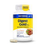 Enzymedica Digest Gold ATPro cápsula para digestión rápida tras comidas abundantes.