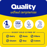 Envase de Enzymedica Digest Gold, diseño práctico para el hogar