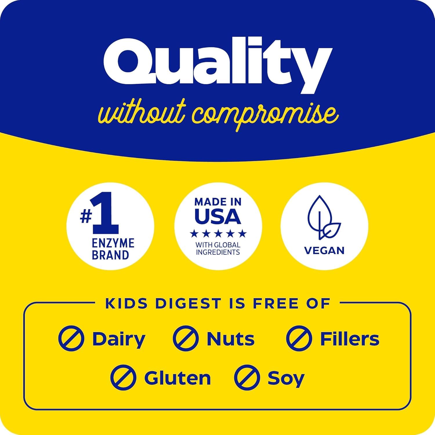 Enzymedica Kids Digest uso diario, formato práctico en casa