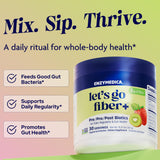 Enzymedica Lets Go Fiber, cuchara-medición para dosis diaria.