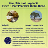Enzymedica Lets Go Fiber, disolución en agua, absorción rápida.