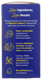Enzymedica Papaya Gold usa tecnología Thera-blend para cubrir diferentes niveles de pH.