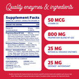 Enzymedica Stem XCell, etiqueta de producto, confianza en pureza y formulación vegetariana.