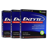 Botella de Enzyte MRC con cápsulas para vitalidad diaria y bienestar masculino.