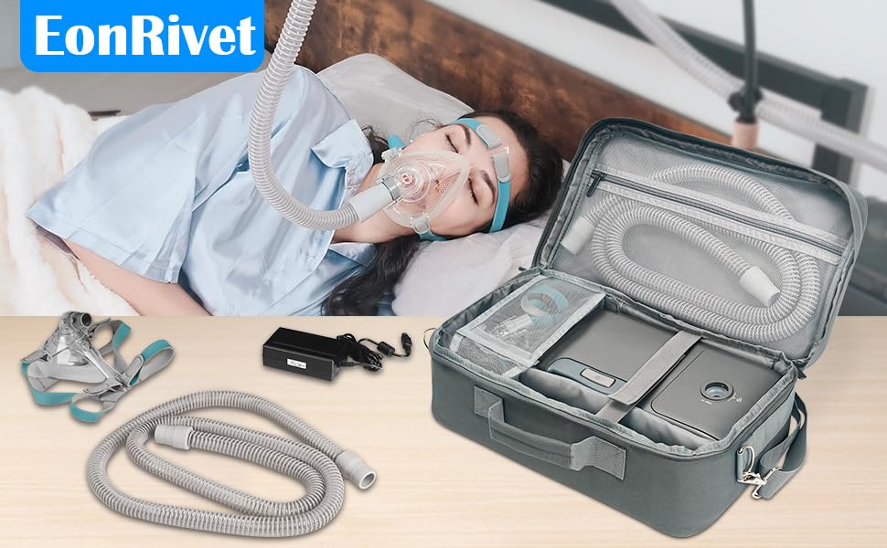 Bolsa CPAP EonRivet de peso ligero para viajes.