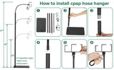 Uso versátil en cama o viaje con soporte CPAP EonRivet.