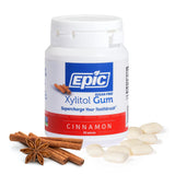 Epic Goma de Xilitol Canela 50 piezas: empaque compacto para consumo diario