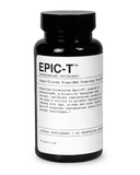 EPIC-T: bote de cápsulas para apoyo diario de bienestar masculino y estilo de vida activo.