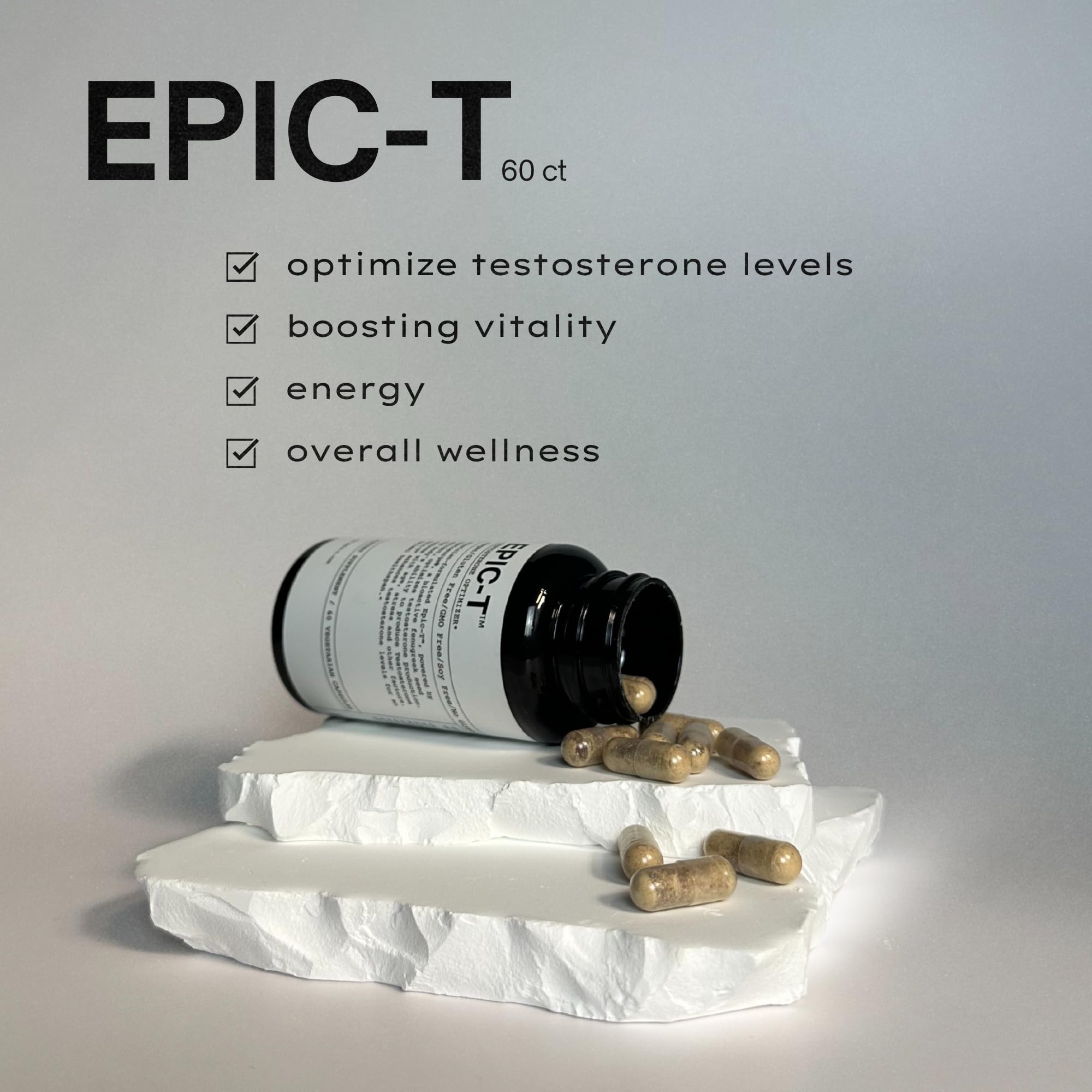 EPIC-T etiqueta dietaria: etiqueta clara que destaca veganismo y opciones sin gluten.