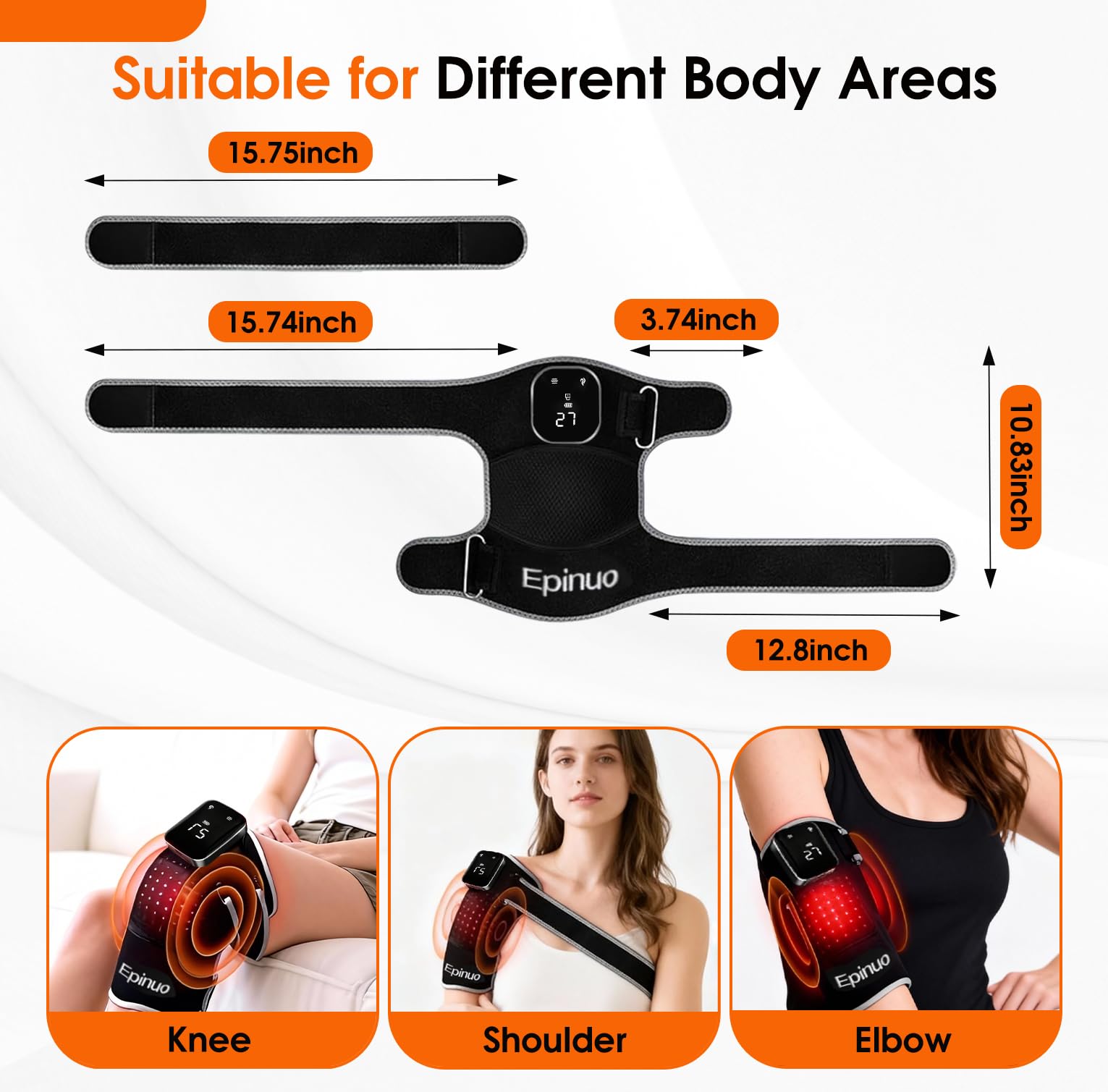 Epinuo diseño ergonómico abraza la rodilla para uso cómodo