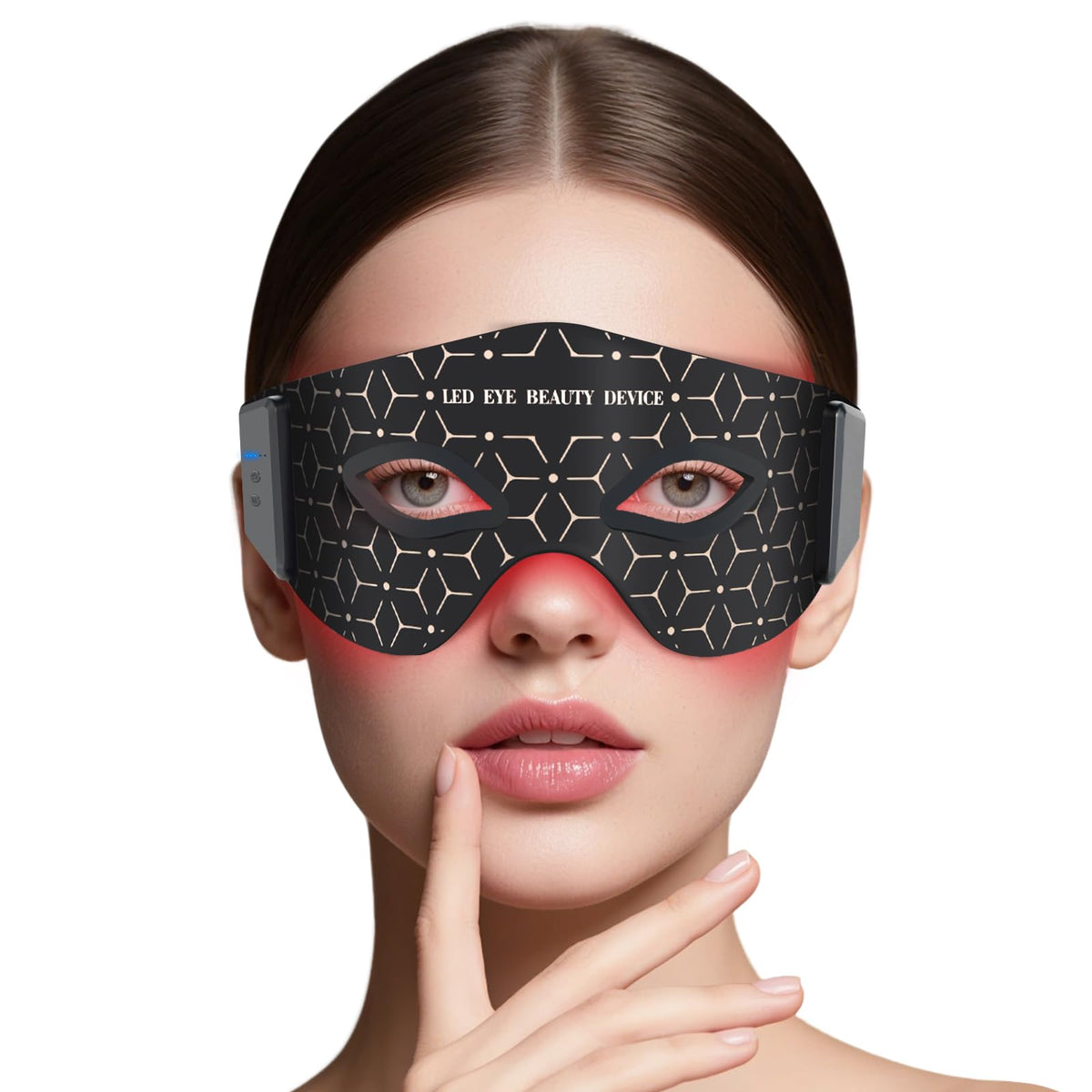 Epinuo mascarilla de luz roja para ojos con 5 modos para relajación ocular